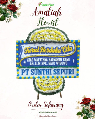Papan Bunga Duka di Sumbergempol