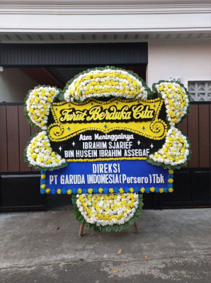 Papan Bunga Duka di Sumbergempol
